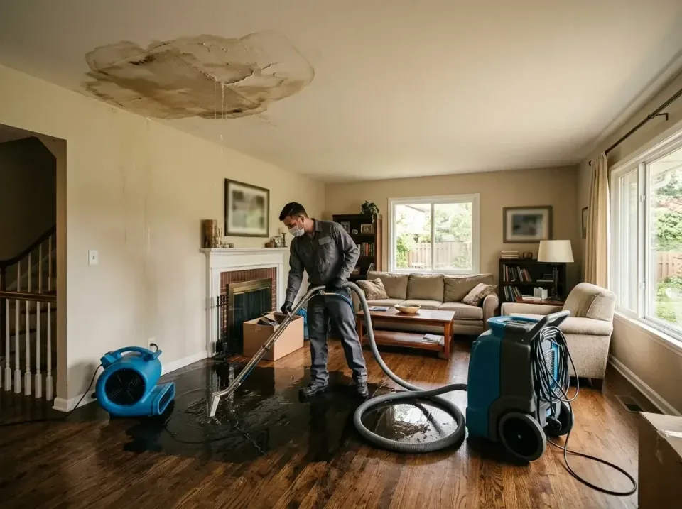 attic-pipe-burst-ceiling-drip-008 — frequently asked questions, Water Damage Restoration & Carpet Care in Edwards AFB, CA